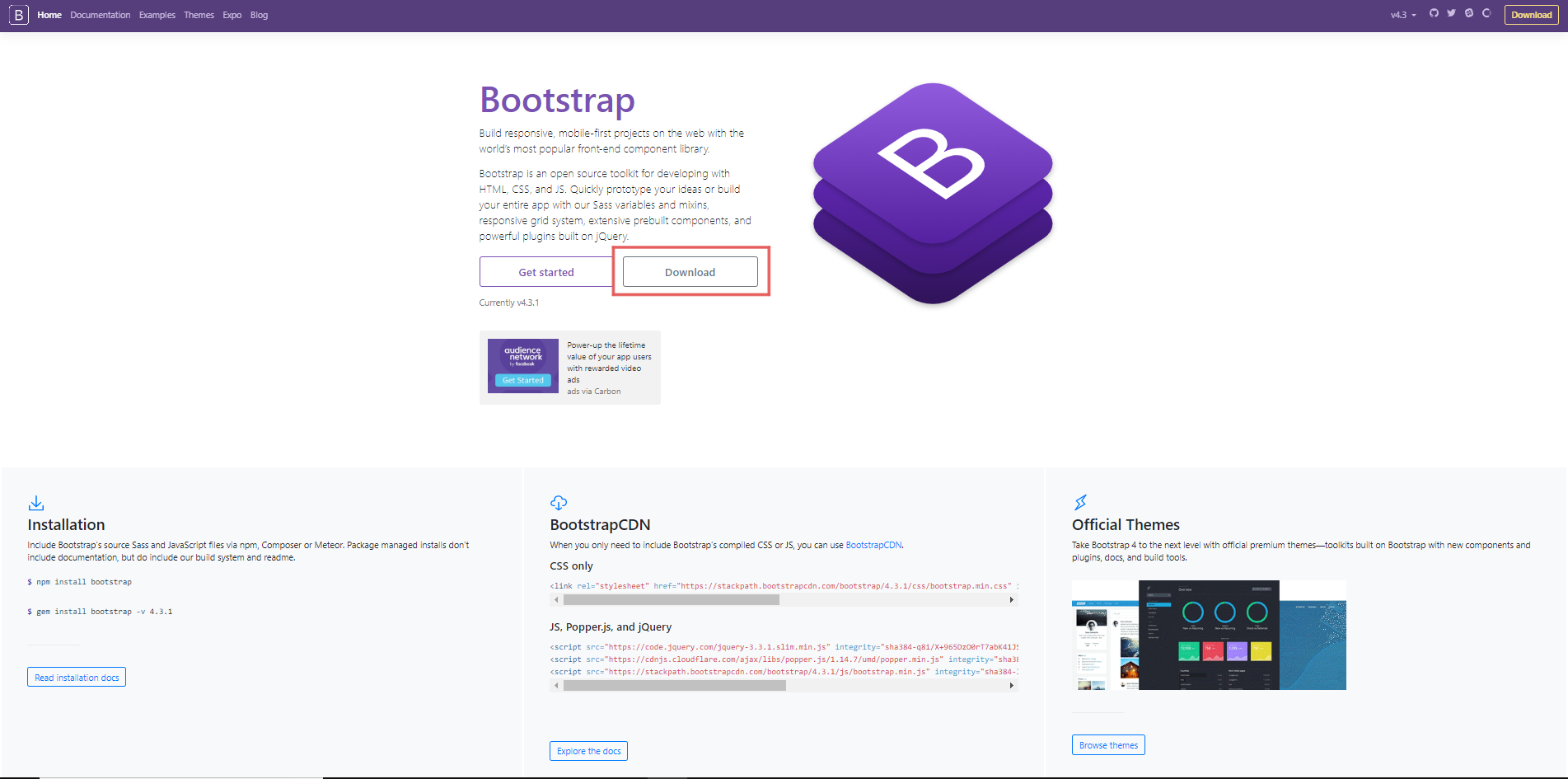 Bootstrapの使い方と設定方法 オンライン ローカル環境に対応
