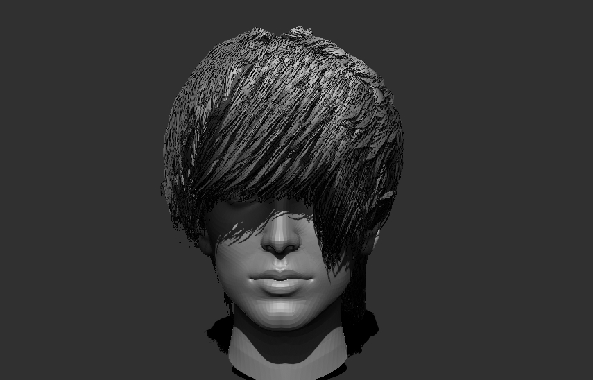 Zbrush 板ポリ髪のモデリング方法 おすすめブラシ紹介 Your 3d